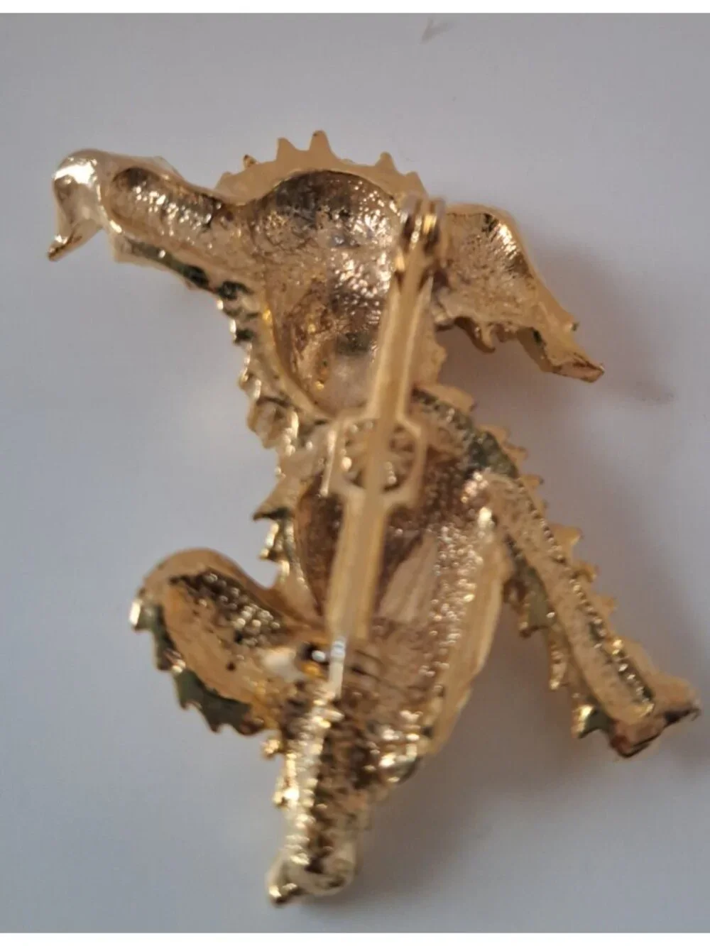 Vintage 1950S 60S Gold Tone Terrier Shaggy Dog Puppy Jewelry Pin Brooch